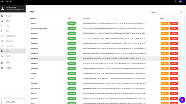 alcali keys page